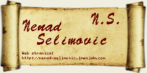 Nenad Selimović vizit kartica